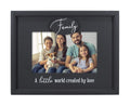 Malden International Designs 3472-46 Family Created by Love, Black, 4x6