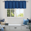 Dwcn Valance Curtain For Kitchen, Solid Short Valance Topper, Room Darkening Curtain Valance, Rod Pocket Bathroom/Basement Curta