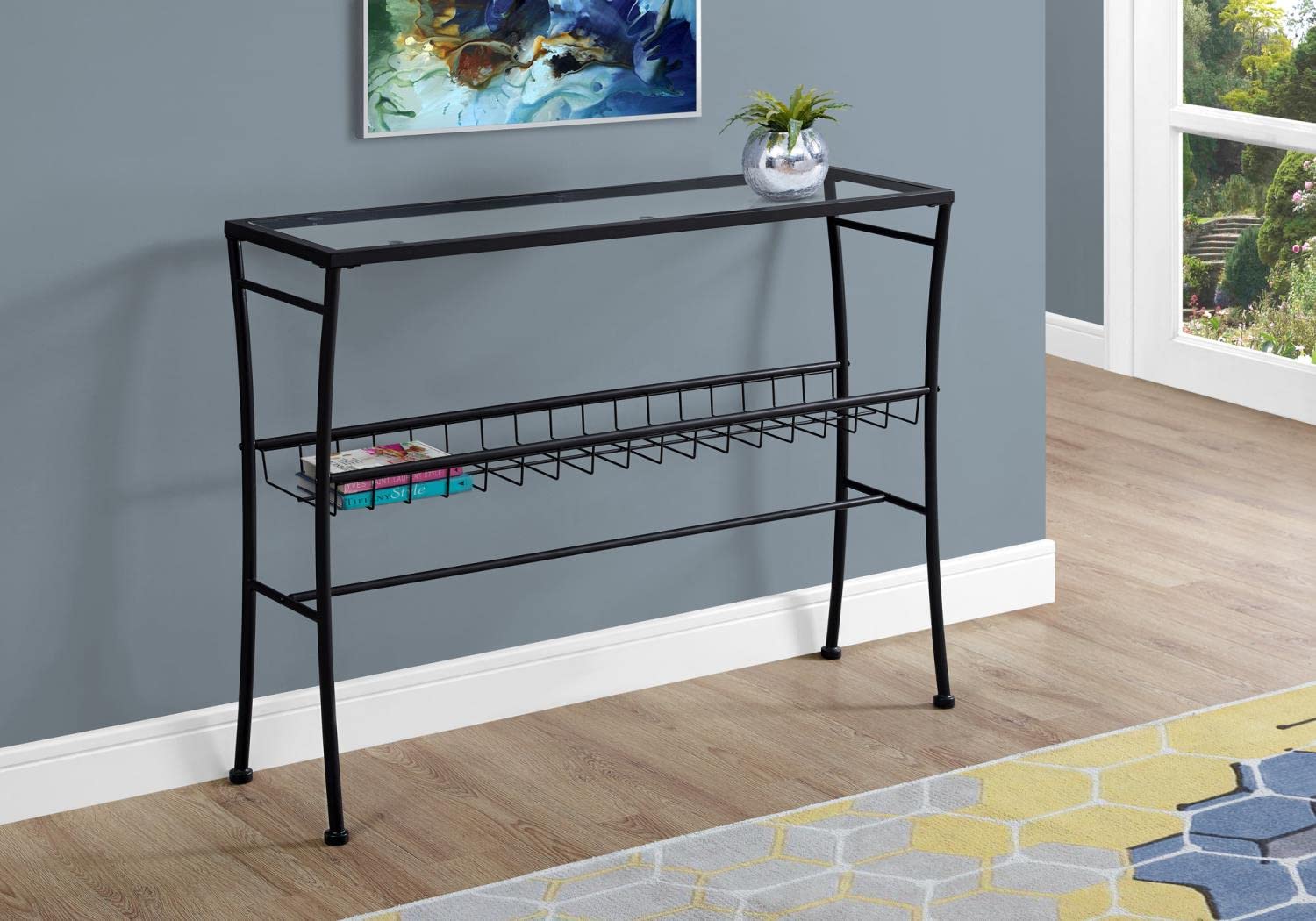 Monarch Specialties I Accent, Console Table, BLACK
