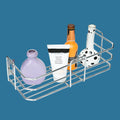 MOTIQO Stainless Steel Wall Mounted Shelf Organizer for Bathroom and Kitchen, Bathroom Shelf for Wall, Wall Mount Rack for Kitch