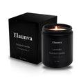 Elaunva Lavender Scented Candle,7oz(200g),Natural Soy Wax,Aromatherapy Candles,Home Decorations,Romantic Present,Stress Relief a