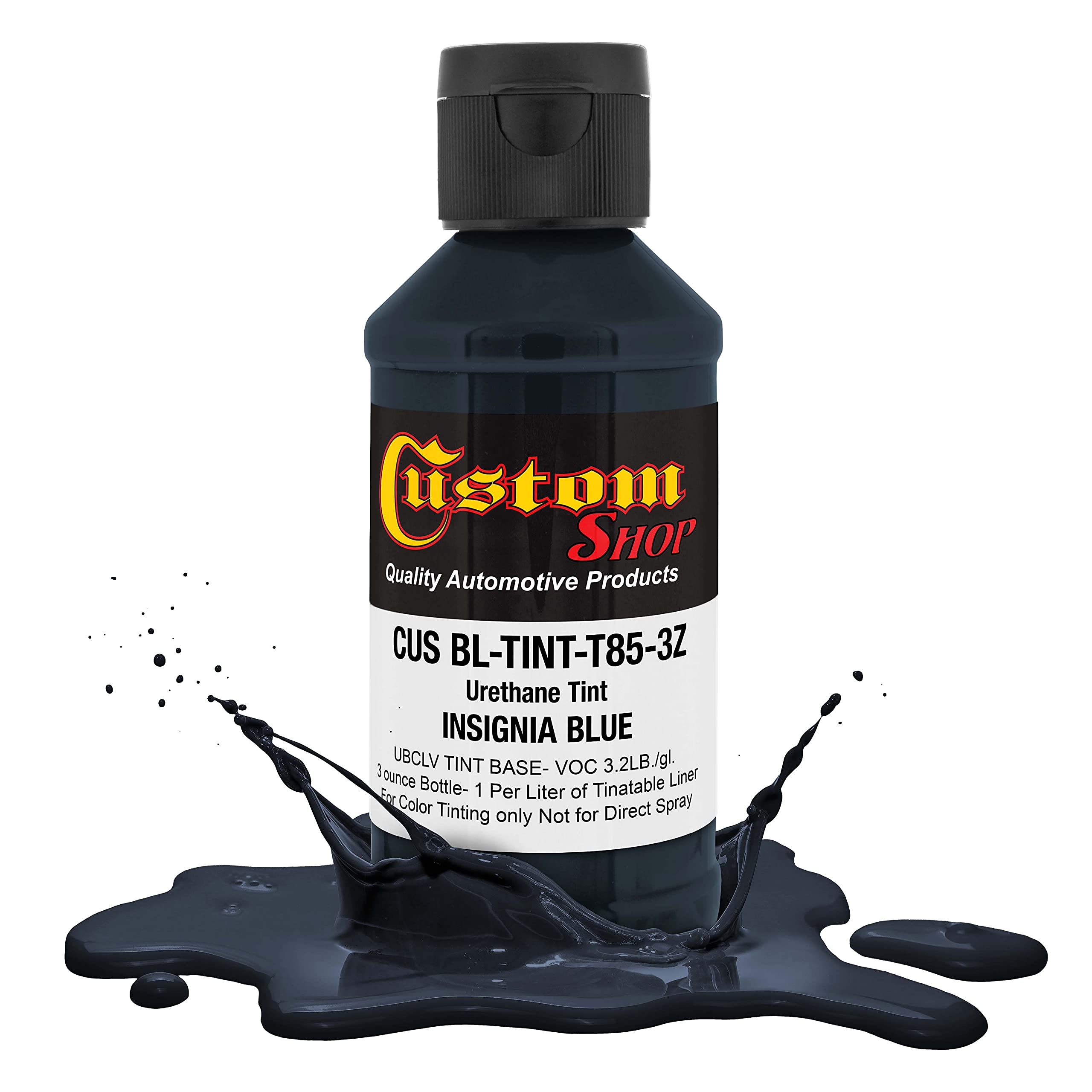 Custom Coat Camouflage Series 3 Ounce (Insignia Blue Federal Standard Color #25045) Urethane Tint Concentrate For Tinting Truck