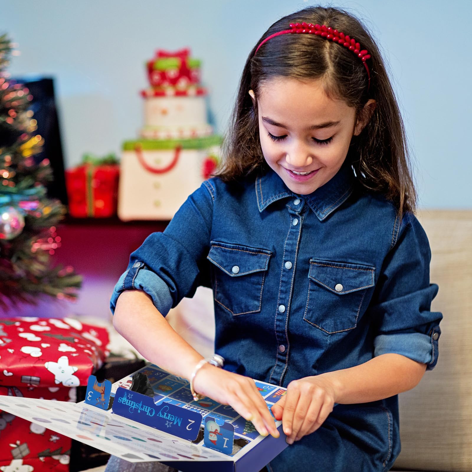 Pukamam Crystal Advent Calendar 2024 Rock Minerals & Fossils Collection 24 Day Christmas Countdown Calendars For Kids Adult