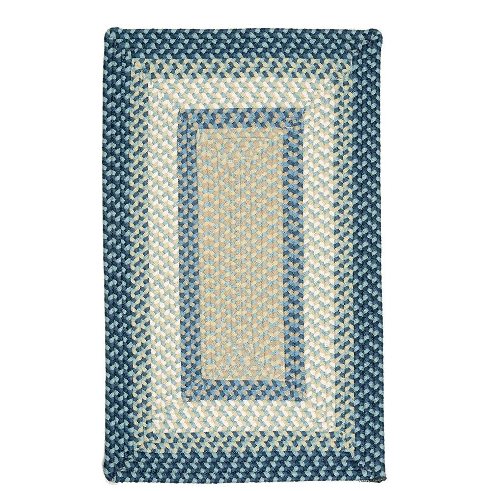 Colonial Mills Floor Decor Montego Blue Burst 2'X8' Rectangle Rug