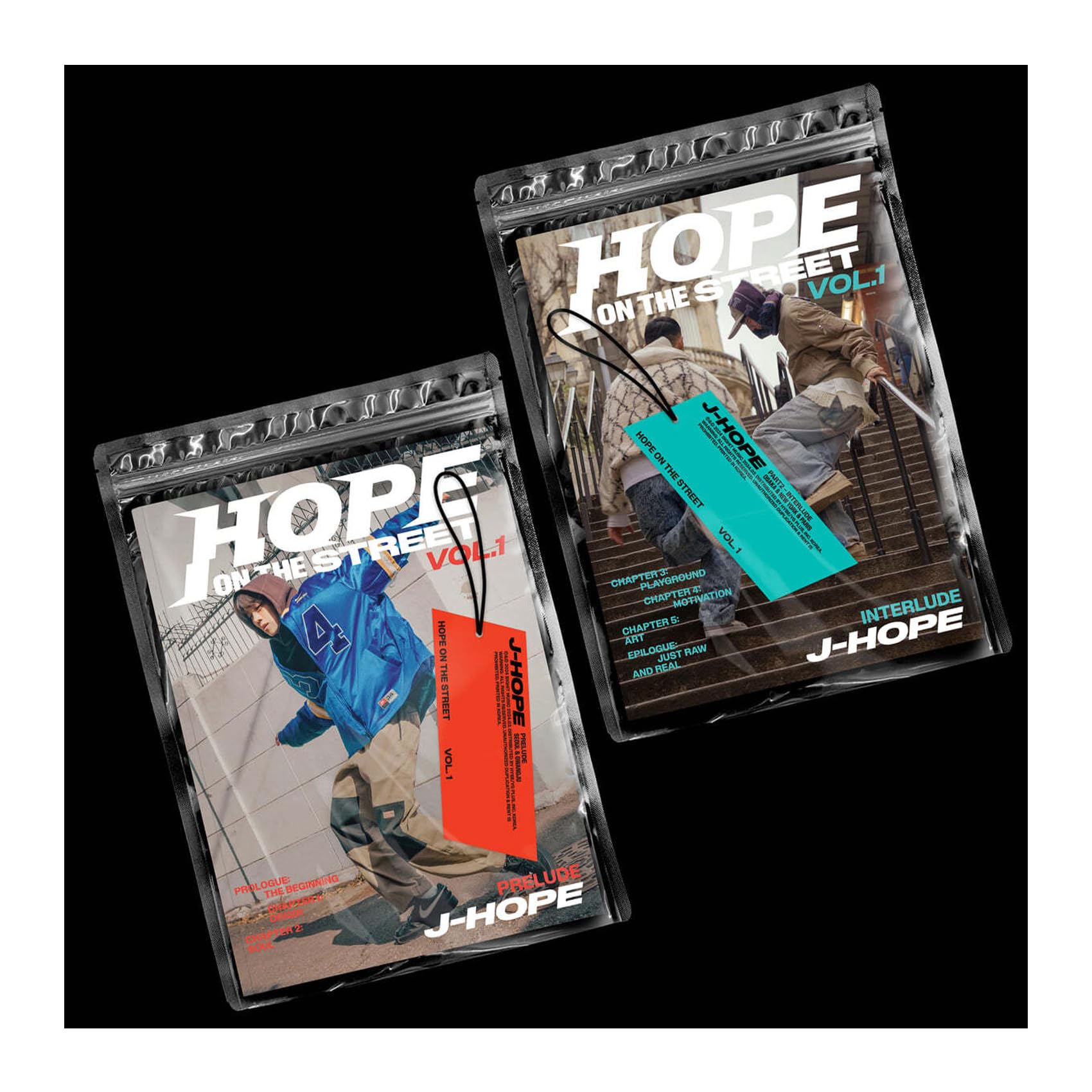[Weverseshop Pob Exclusive] Bts J-Hope Hope On The Street Vol.1 Special Album Contents+Weverse Shop Pob+Photo Zine+Sticker+Card+