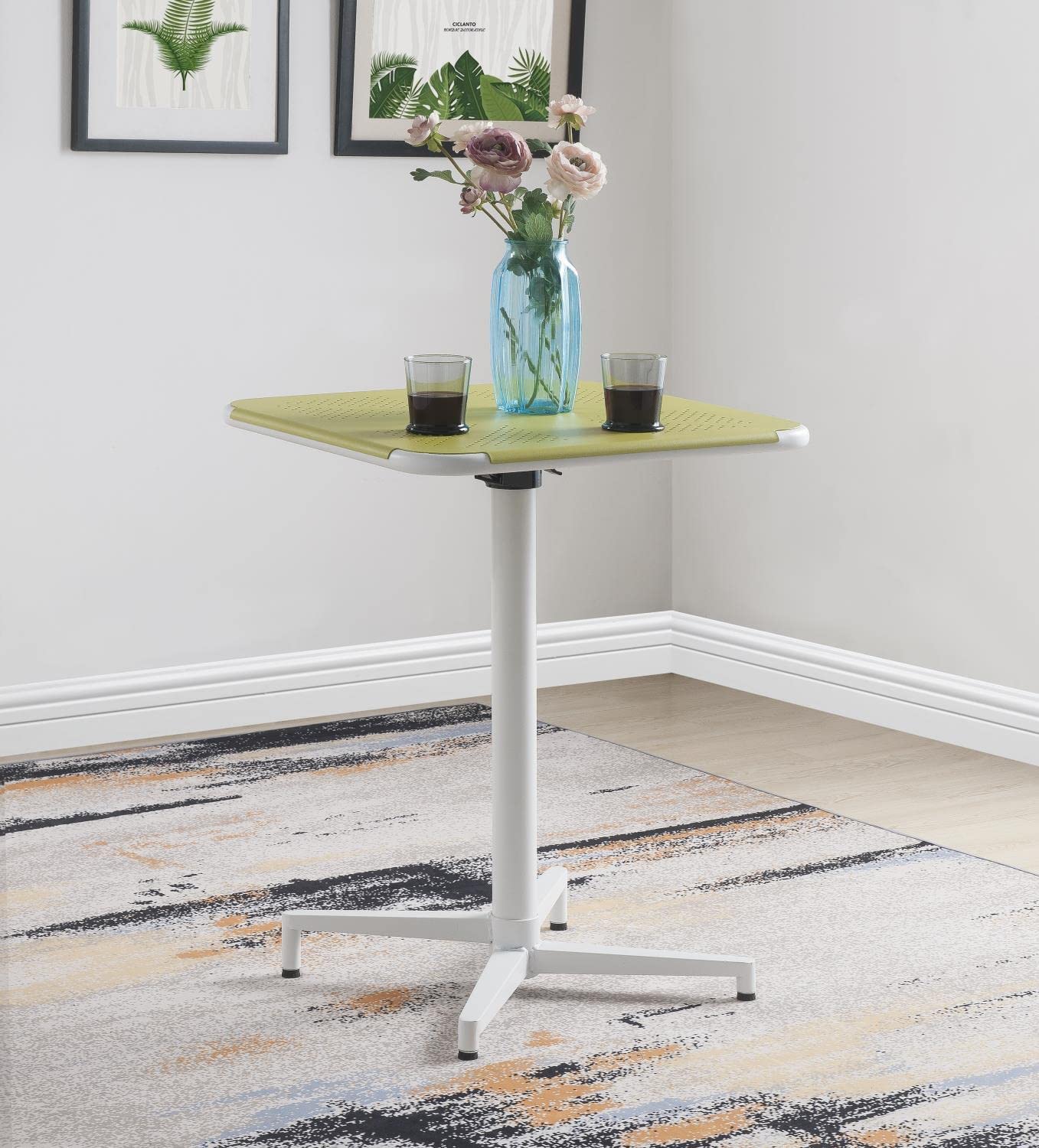 Olson Metal Square Folding Table - Thumbnail 3