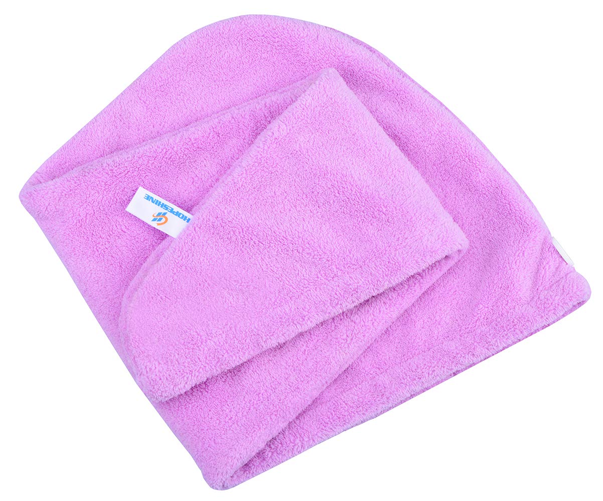 Hopeshine Hair Towel Twist Women'S Soft Shower Towels For Hair Turban Wrap Drying Head Towels Great Gift For Women (Blue+Purple+