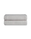 Cozy Earth Light Grey Waffle Hand Towels- Made from Cotton & Viscose from Bamboo, Plush, Absorbent, Soft