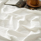 PHF Ultra Soft Waffle Weave Blanket King Size for Bed, Lightweight and Breathable Thin Blanket for Summer - 104''x 90'' Soft Wov