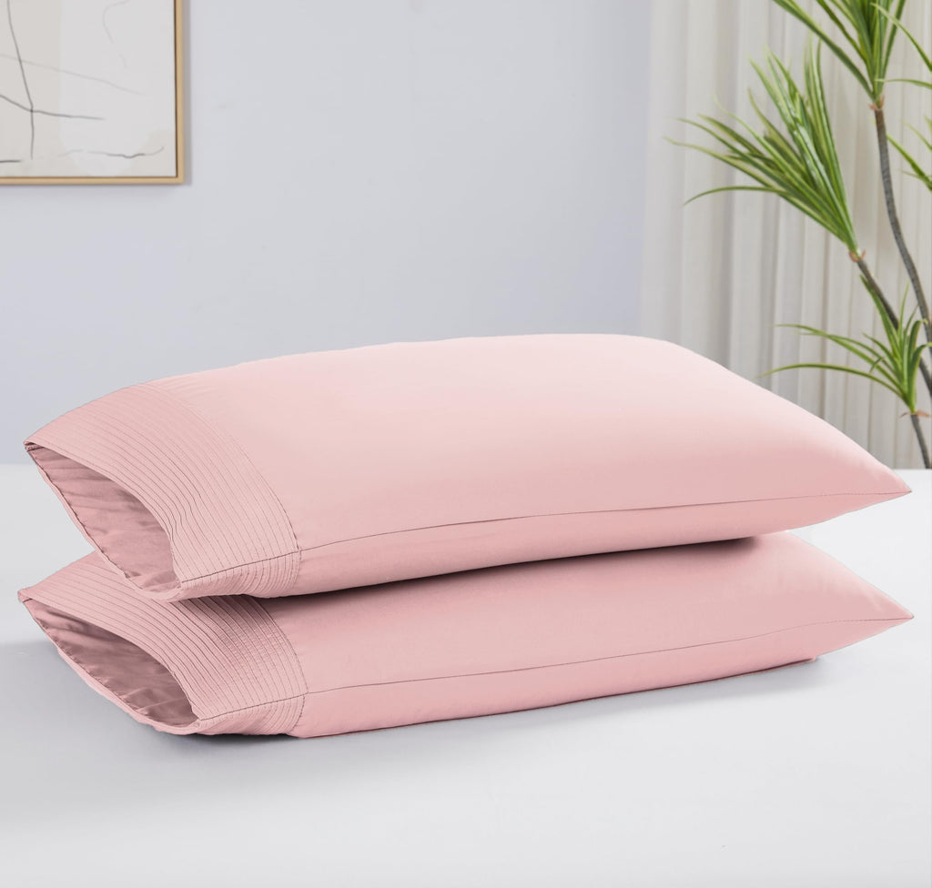 Southshore Fine Living, Inc. Full Size Pleated Sheet Set, 4-Piece, 21'' Extra Deep Pocket Sheets, Full Size | Flat Sheet, Fitted