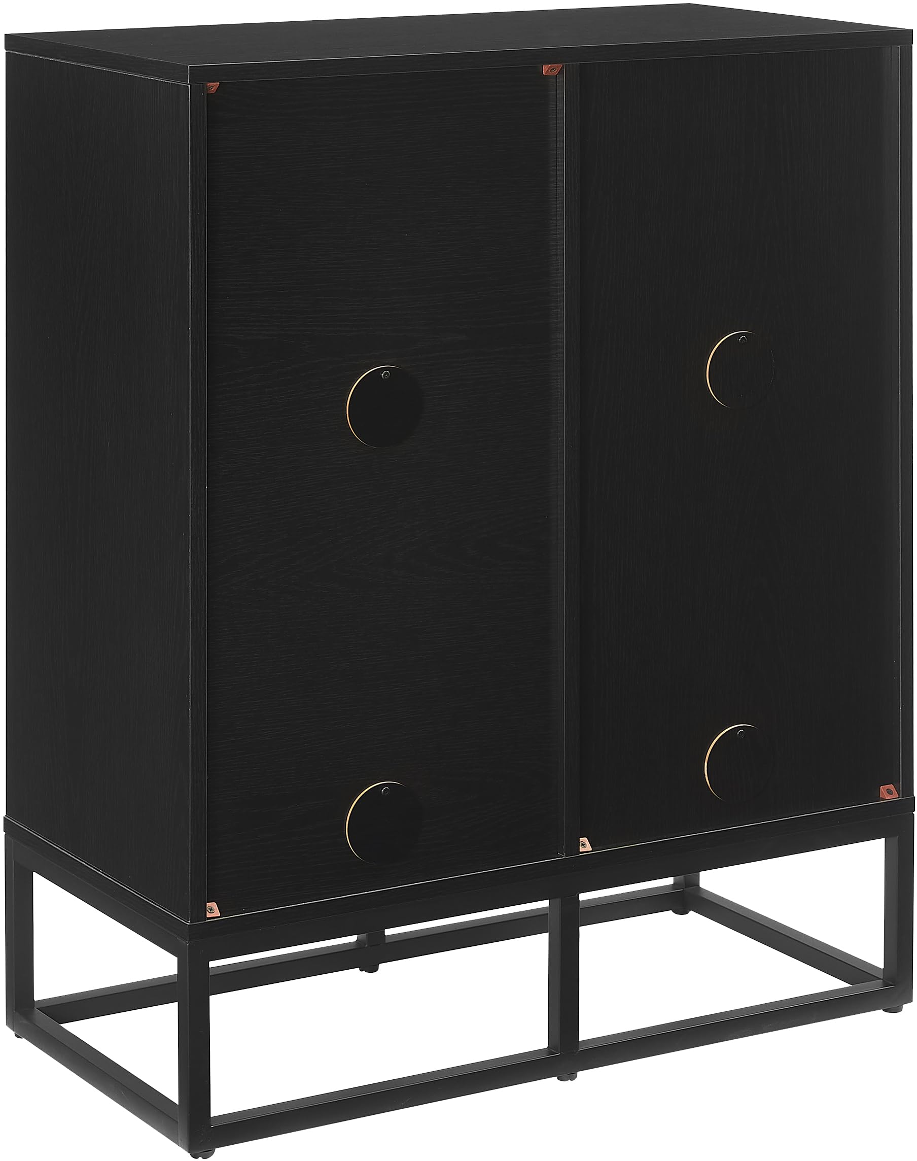 Crosley Furniture Enzo Record Storage Cube Bookcase, Vinyl Records Holder and Player Stand, Black