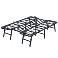 VIPSHOW 14 Inch Full Metal Bed Frame Folding Bed Frame Tool-Free Assembly Mattress Foundation No Box Spring Needed Platform 2500