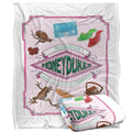 Harry Potter Honeydukes Hogsmeade Label Officially Licensed Silky Touch Super Soft Throw Blanket 50' X 60'