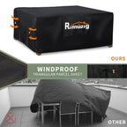 Patio Furniture Set Covers Waterproof, Rectangle Outdoor Dining Table Coffee Cover For Winter , Heavy Duty Rectangular Patio Tab