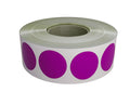 Royal Green Color Coding Labels Roll 3/4' Diameter - Round Dot Stickers In Purple 19Mm - 1050 Pack