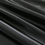 Ersmak 7 Pieces Satin Sheets Set King Size, Luxury Silky Black Satin Bed Sheets Set With 1 Deep Pocket Fitted Sheet, 1 Soft Flat