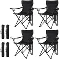 Damei Century 4Pcs Foldable Camping Chair, Lightweight, Installation-Free, Ideal For Outdoor Parties, Beaches, Lawns, Sports