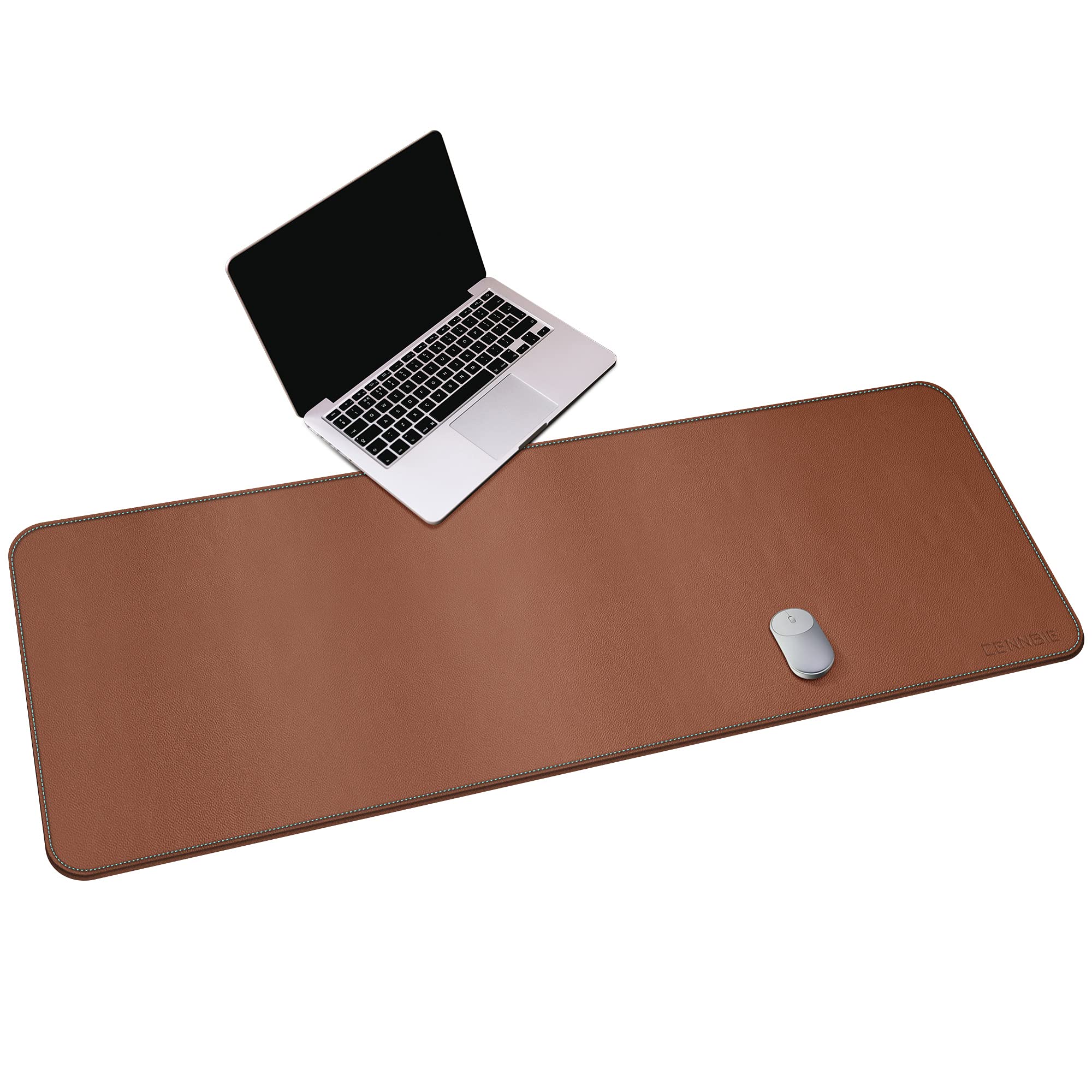 Cennbie Leather Desk Pad - Large Mouse Pad - Desk Mat Home Office Desk Accessories Desktop Protector Non Slip Writing Desk Blott