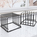 Veepus 5slot baking storage scratchresistant cookie tray organizer with antislip frame for kitchen cabinet  portable and dus