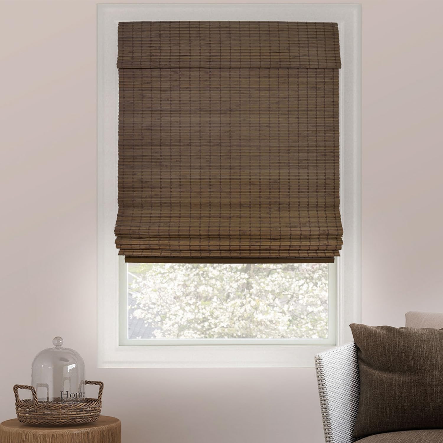 CHICOLOGY Bamboo Blinds, Bamboo Shades, Roman Shades for Windows, Roman Window Shades, Window Shades for Home, Bamboo Shades for