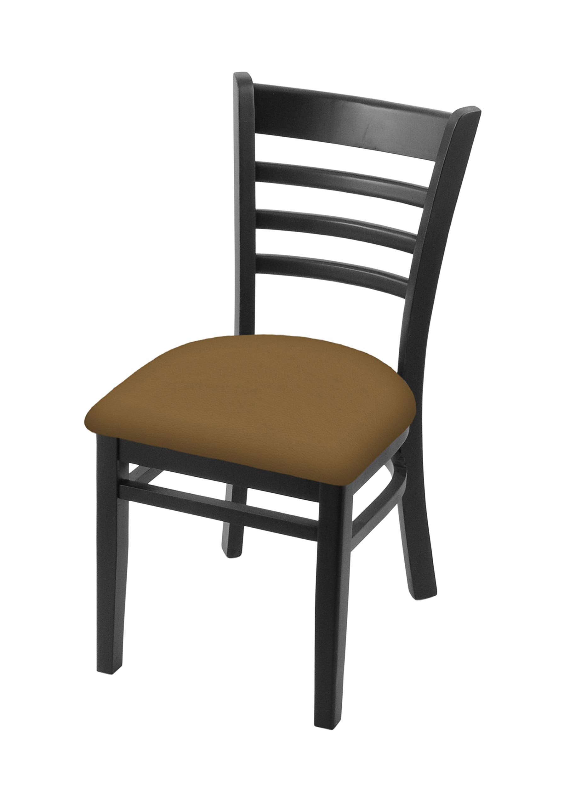 Holland Bar Stool Co. 3140 18 Chair with Black Finish and Canter Saddle Seat