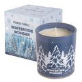 ROMIIE ZOI Christmas Scented Jar Candle - 6oz Soy Wax Candle - Wintertide Wonder Infused with Winter Woods Aroma - with Beautifu