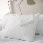 FeelAtHome 65% Polyester and 35% Rayon Derived from Bamboo Cooling Pillow Cover Waterproof - 20x36 Inches Pack of 4 - Soft & Com