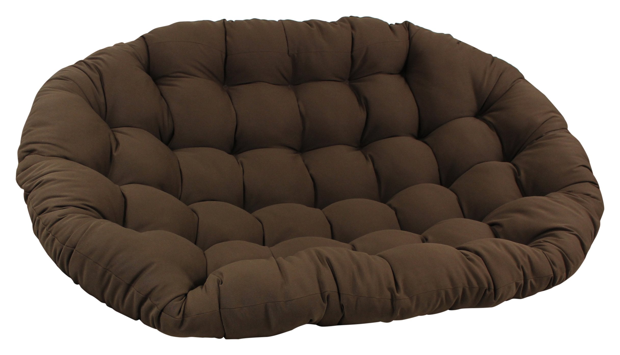Blazing Needles Twill Double Papasan Cushion, 1 Count (Pack Of 1), Indigo