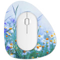 Rimilak Small Mouse Pad 6 X 7 Inch, Irregular Mini Mouse Pad With Non-Slip Rubber Base, Waterproof Compact Mouse Mat For Laptop
