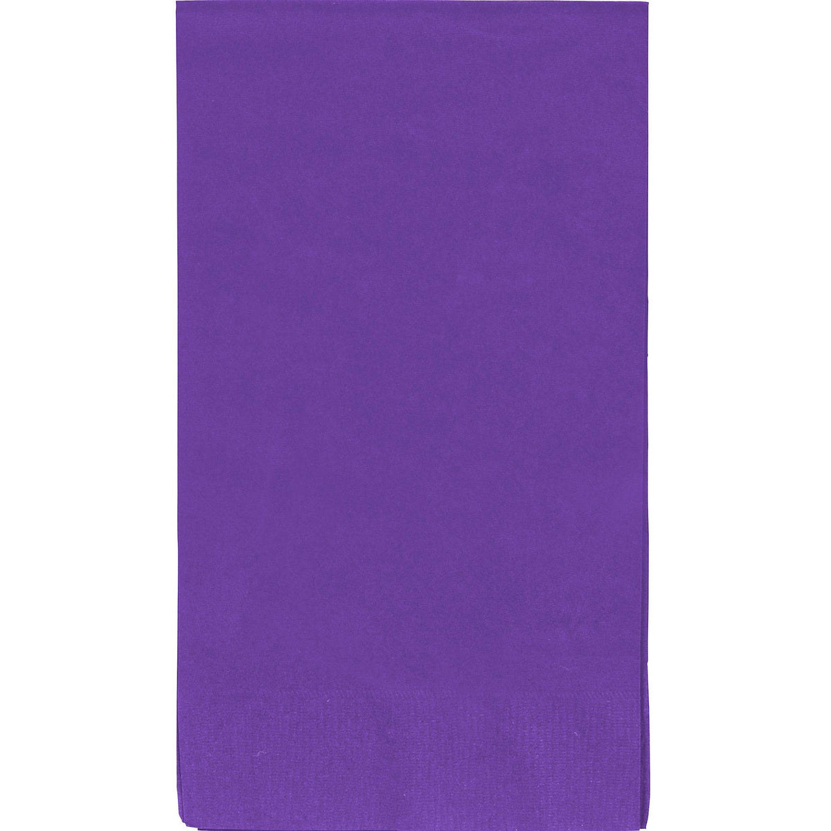 New Purple 2-Ply Guest Towels - 8'' x 4'' (Pack Of 40) - Luxury Paper Hand Towels For Parties & Events