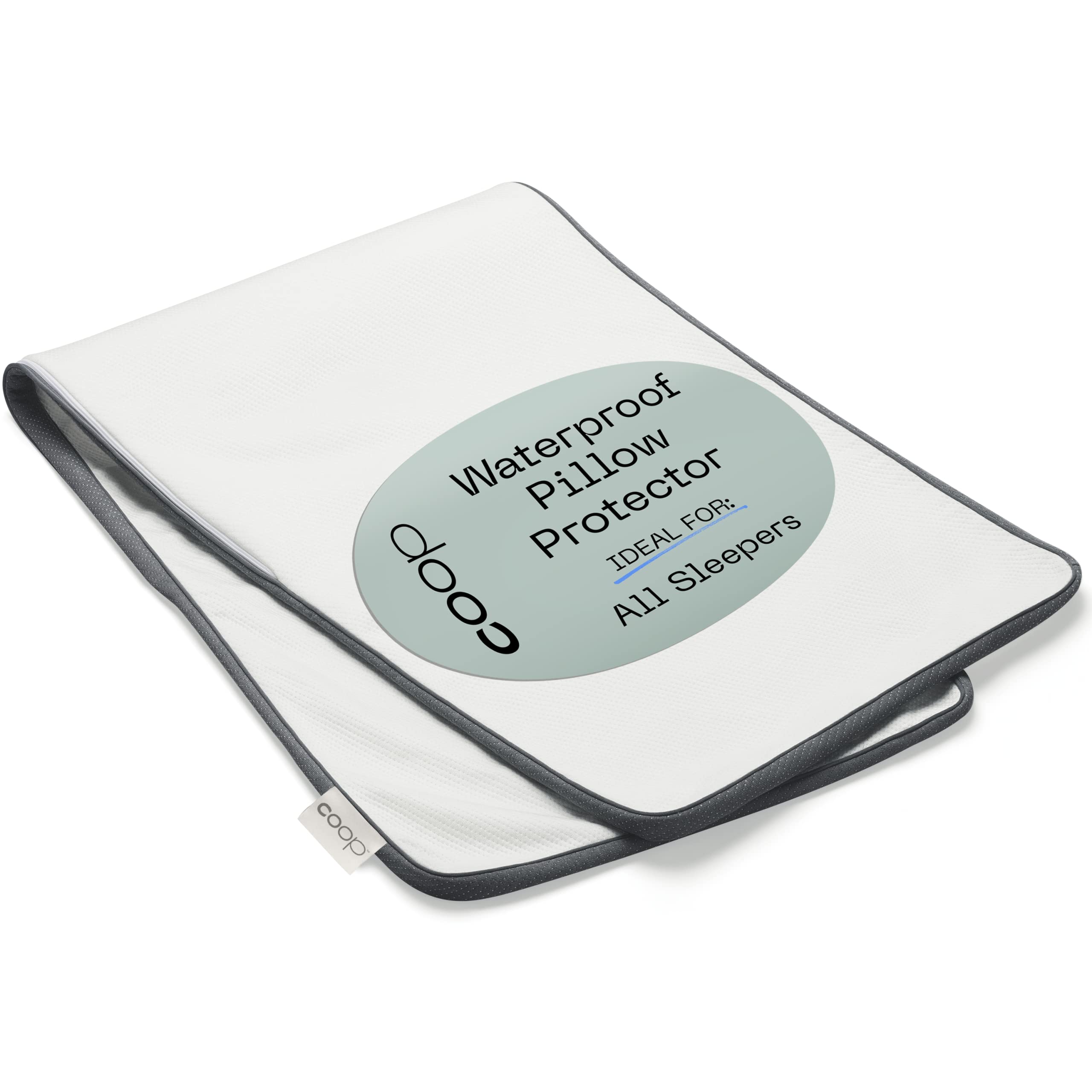 Coop Home Goods Ultra-Tech Pillow Protector For Memory Foam Pillow, Waterproof Body Pillow Cover - Oeko-Tex Certified Breathable