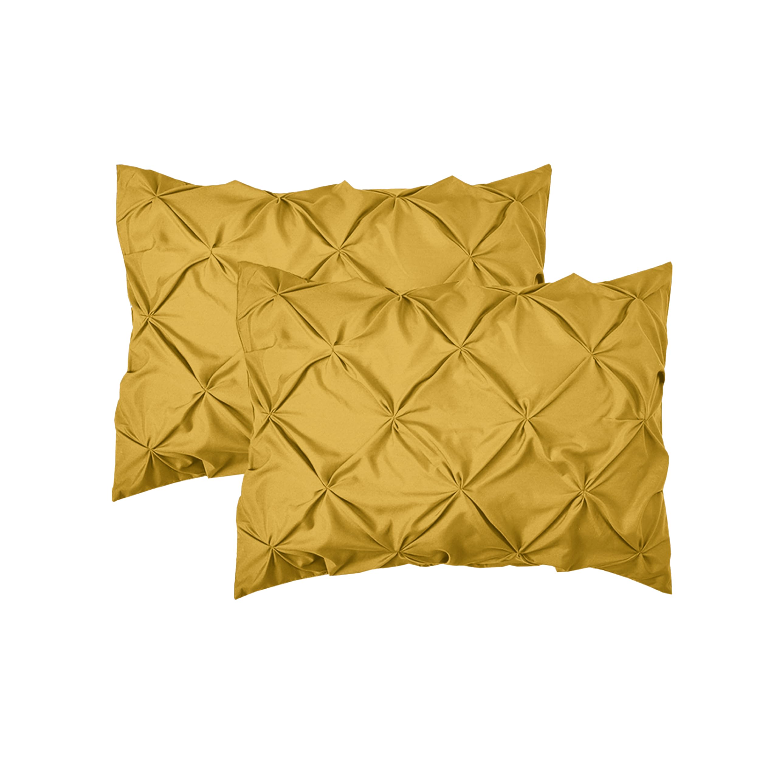 Elegant Comfort 2-Pack Sham Set Pinch Pleat Design,1500 Premium Hotel Quality Microfiber, Stylish Design-Easy Care,Wrinkle And S