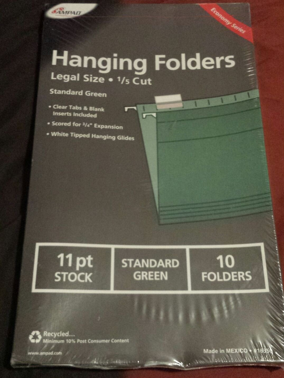 Ampad Efficiency Hanging Folders Legal Size