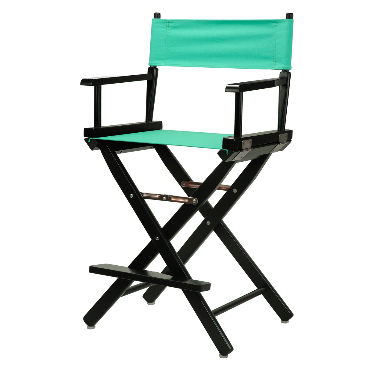 Casual Home 24&quot; Director's Chair Black Frame-with Teal Canvas, Counter Height