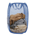 Aplter Mesh Pop Up Laundry Hamper for Cruise, Collapsible Laundry Basket Foldable Dirty Clothes Hamper with Handles, Side pocket