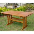 International Caravan Furniture Piece Acacia Rectangular Dining Table
