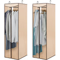 STORAGEIDEAS Garment Bags for Hanging Clothes Storage, Long Garment Cover with Zippered Clear Window for Closet Wardrobe Clothes