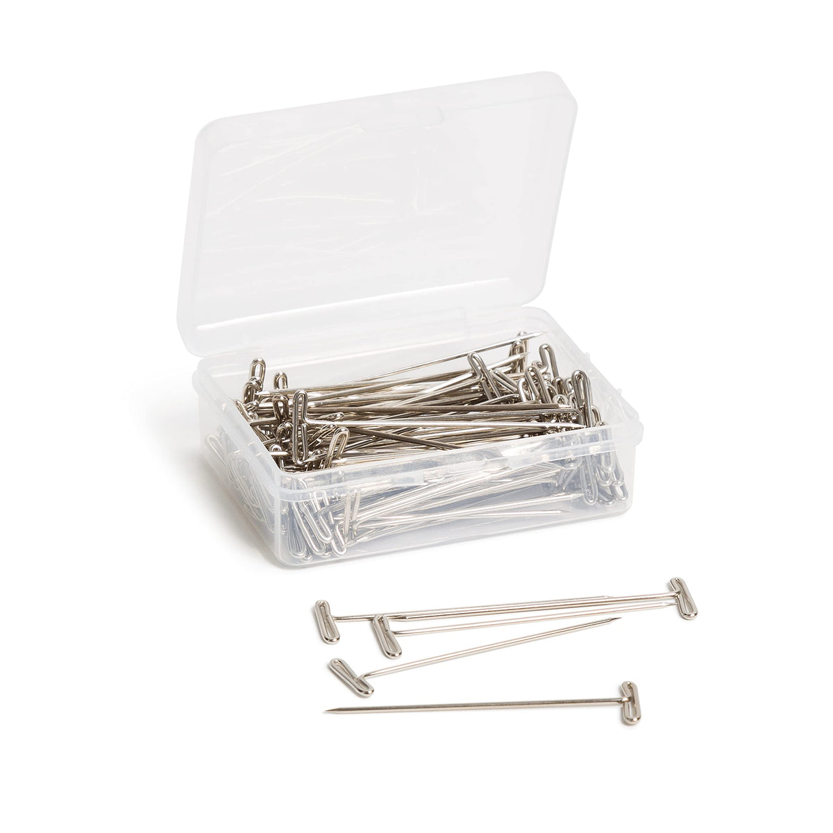 U Brands Silver T Pin Set, Office Supplies, Bulletin Board Accessories, 2   , 100 Count