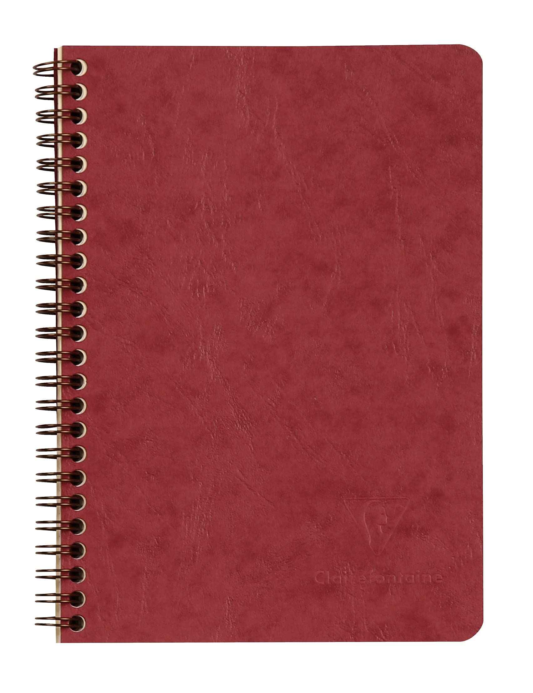 Clairefontaine 'Age Bag' Wirebound Notebook, A5, 120 Pages, Lined - Red
