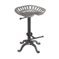 Carolina Cottage Adjustable Stool in Industrial Finish