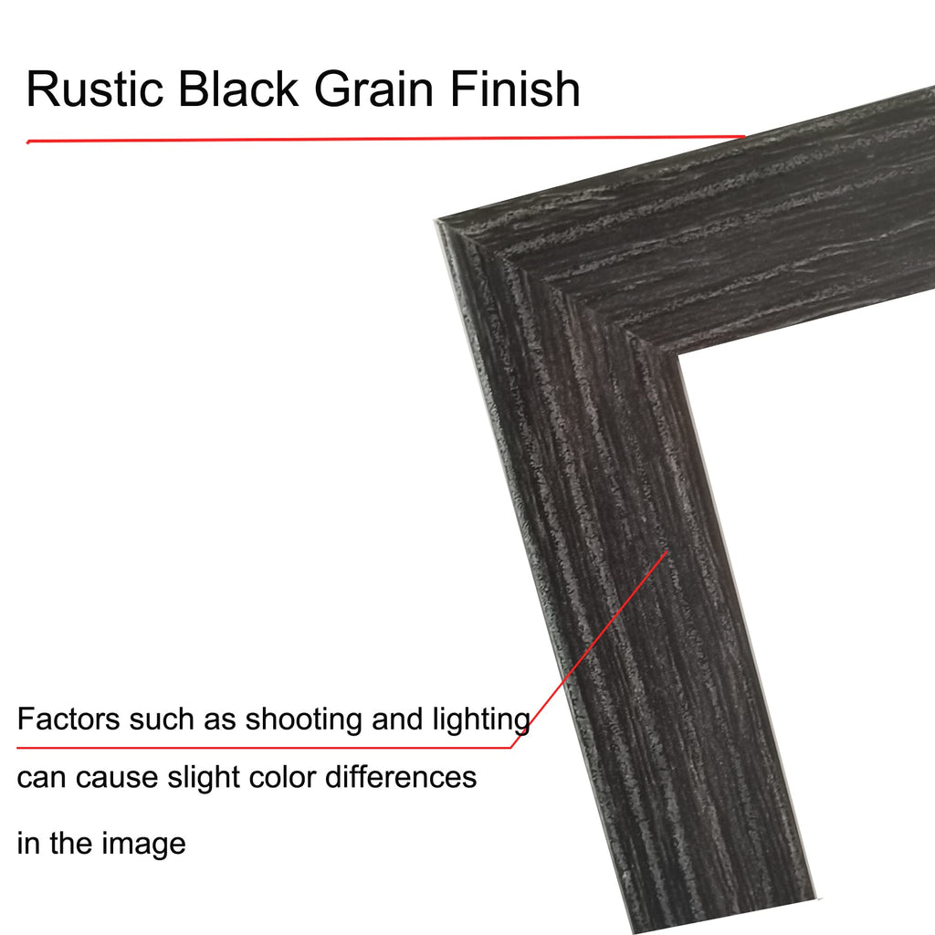 Seseat Picture Frames Collage, Gallery Wall Frame Set With 11X14 8X10 5X7 4X6 Frames In Black Woodgrain Finishes, Set Of 10