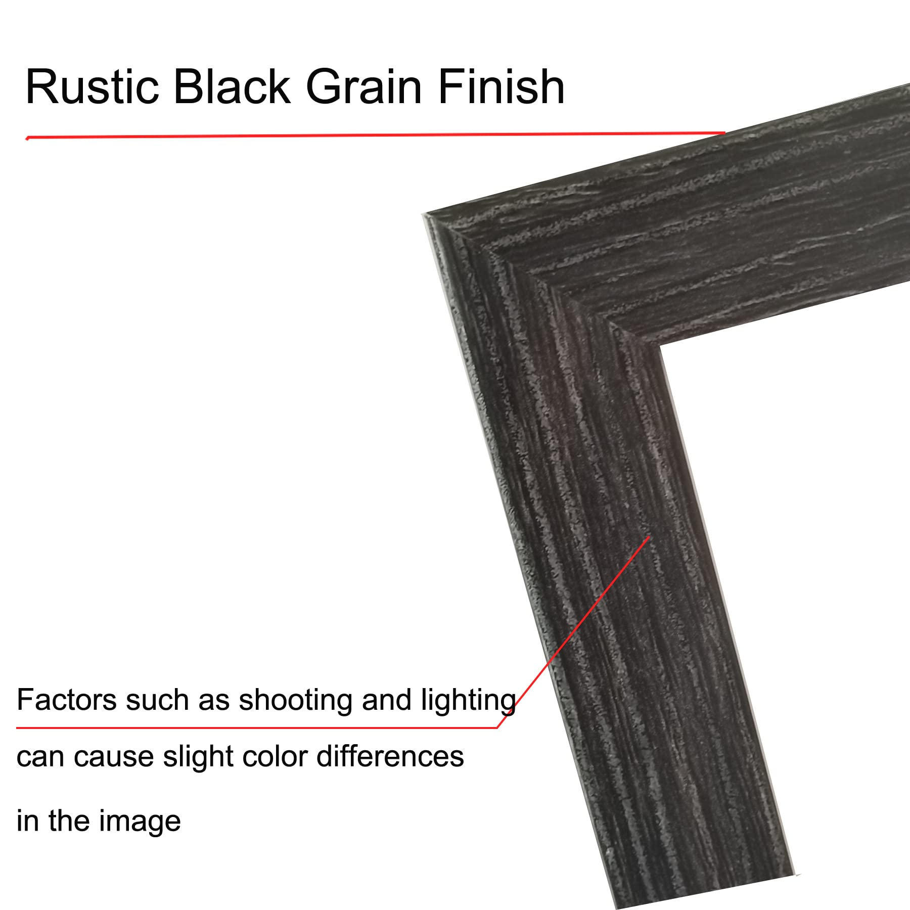 Seseat Picture Frames Collage, Gallery Wall Frame Set With 11X14 8X10 5X7 4X6 Frames In Black Woodgrain Finishes, Set Of 10