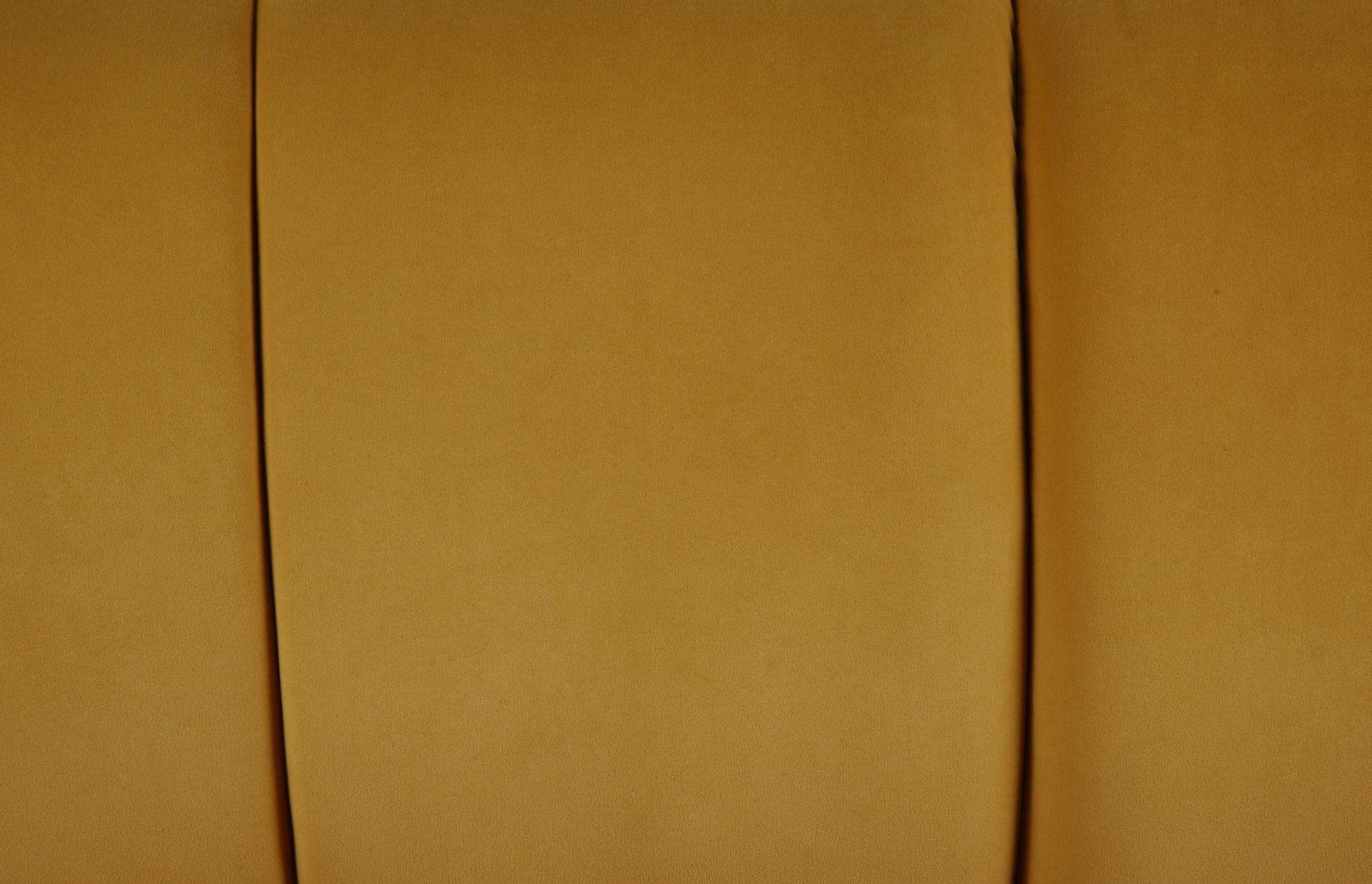 Acme Furniture Velvet Modular Chair with Tufting, Yellow