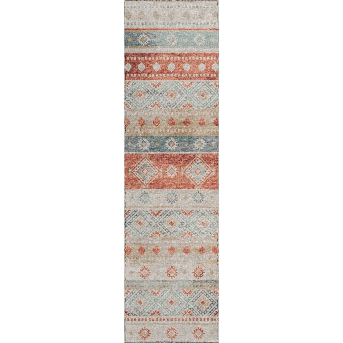 Sedona Sn12 Orange Transitional Rug Runner 2' 3&quot; X 7 ' 6&quot;