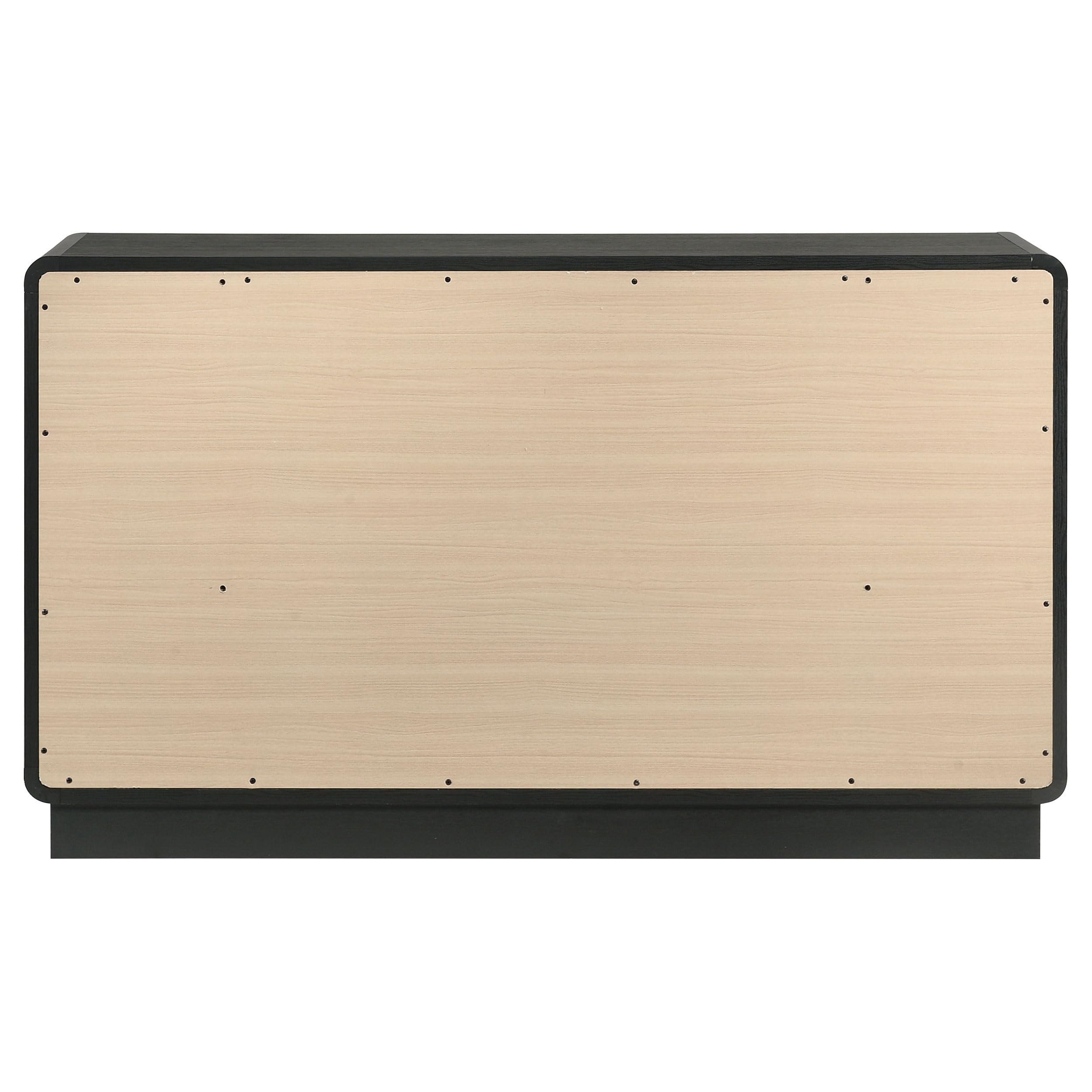 Coaster Home Furnishings Cavelle Transitional 59-inch 6-Drawer Bedroom Dresser Clothing Storage Cabinet Wide Chest of Drawers Organizer Unit Black 223663