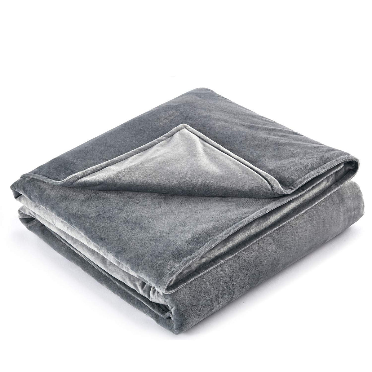 Relaxblanket 48'X72' Duvet Cover For Weighted Blanket | Premium Super Soft Minkey | Dark Grey