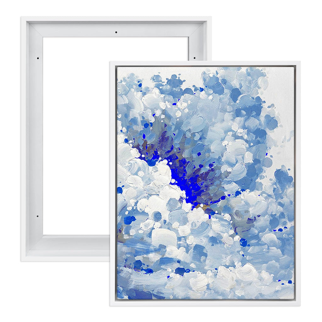 FOLKOR Canvas Frame for 12x16 Oil Paintings, 2 Pack Floating Frame for Stretched Canvas Pictures Prints Paint by Numbers, Floate