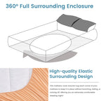 Simple&Opulence Linen Fitted Sheet (1 Piece) - 14 Inch Deep Pocket Mattress Cover Natural Flax Cotton Blended Soft Breathable Bedding - Peach, Full Size