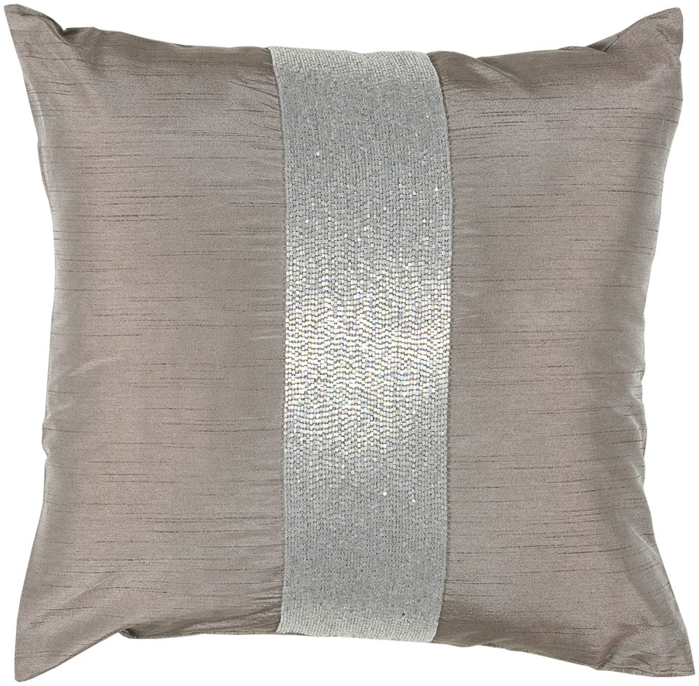 Rizzy Home | T16230 | Down Fill Decorative Pillow | 22"x22" Orange/Red/Brown