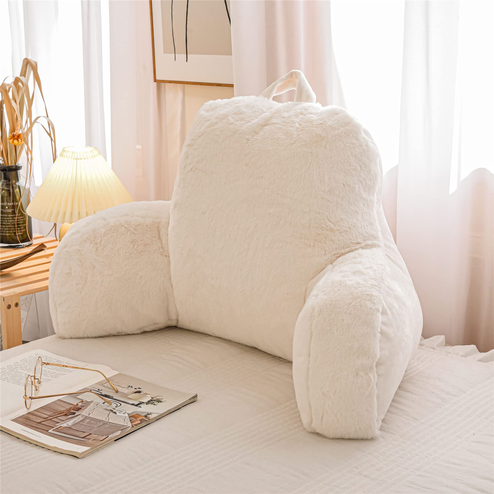 Meeting Story Reading Bed Rest Pillow With Wrist Support, Has Arm Rests, And Back Support Reading Pillow Kids For Lounging, Read